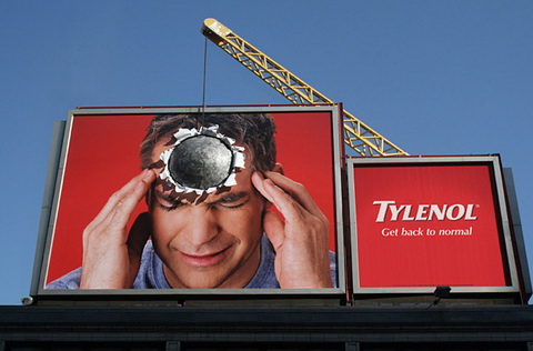 Billboard - Tylenol for ponding headache